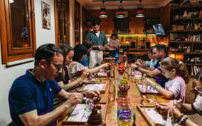 Istanbul: Turkish Mosaic Lamp Workshop with Drinks & Snacks