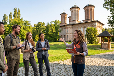 Bucharest: Underground Salt Mine & Dracula Tomb Tour COACH TOUR Audio guide in 24 languages