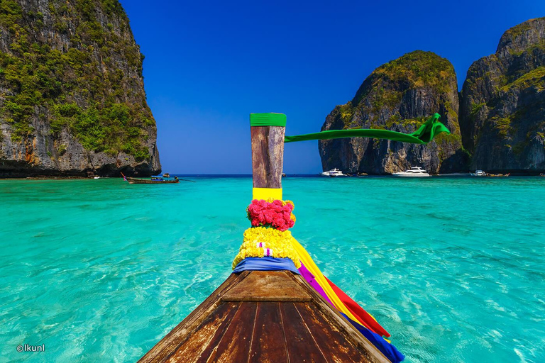 Ao Nang:Phi Phi Island 1 day with a private longtail boat From Ao Nang:Phi Phi Islands,Maya Bay Private Longtail boat