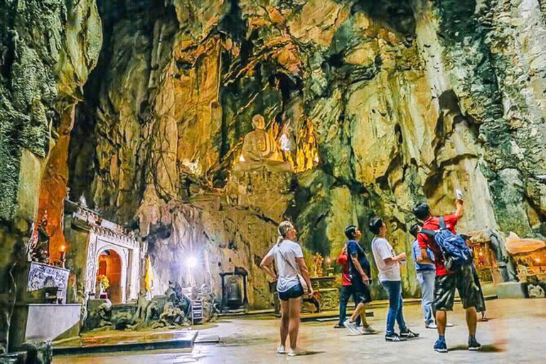 Da Nang: Marble Mountain, Monkey Mountain & Am Phu Cave Tour Group tour from Da Nang