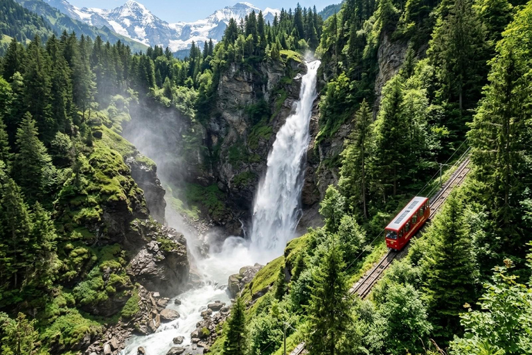 From Zurich: Four Waterfalls Private Tour