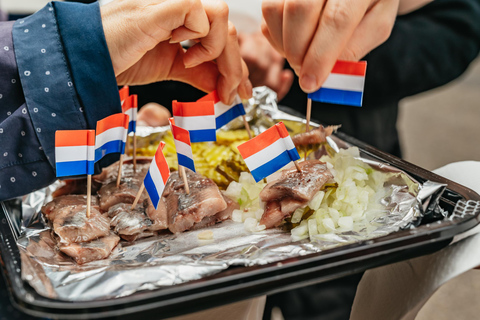 Amsterdã: Excursão a pé pelo distrito de Jordaan com comida local