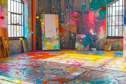 San Diego: Splatter Paint Experience