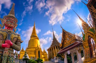 Bangkok: Großer Palast, Khon-Show & Dinner-Bootsfahrt bei Sonnenuntergang