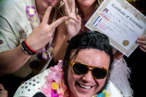 Las Vegas : Mariage d&#039;Elvis avec photos de l&#039;enseigne de Las Vegas incluses