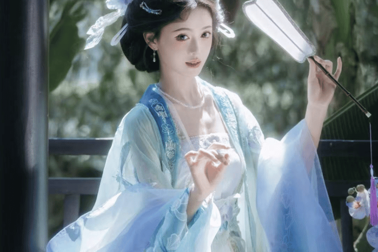 Shanghai: Hanfu Dress-up Photoshoot Experience Premium Photoshoot