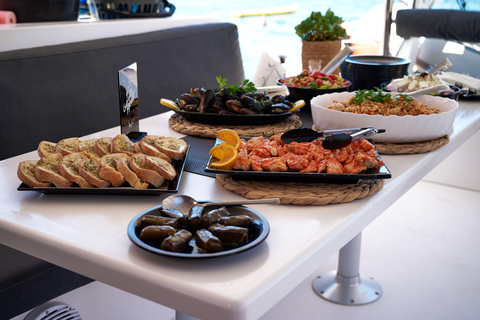 Ierapetra: All-inclusive Catamaran Cruise to Chrissi Island Morning Cruise wW/Transfer from Elounda, Ag.Nikolaos, Istron