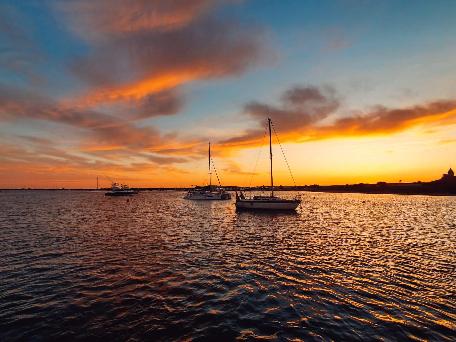 Tavira: Sonnenuntergang