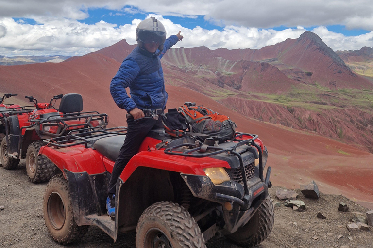 The ultimate Red Valley & Rainbow mountain by ATV no hiking
