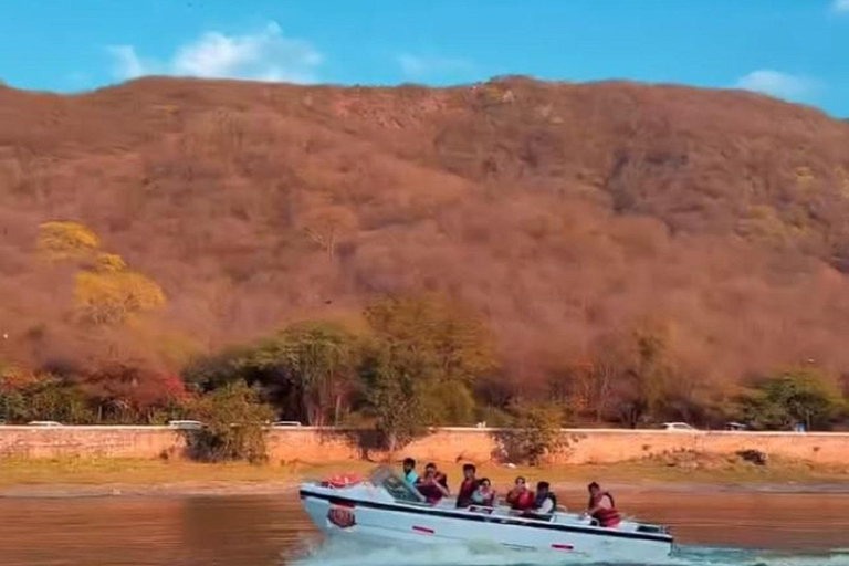 Jaipur: Speed Boat, Amber Walking Tour & Sunset with Pickup Speed Boat With Amber Walking Tour