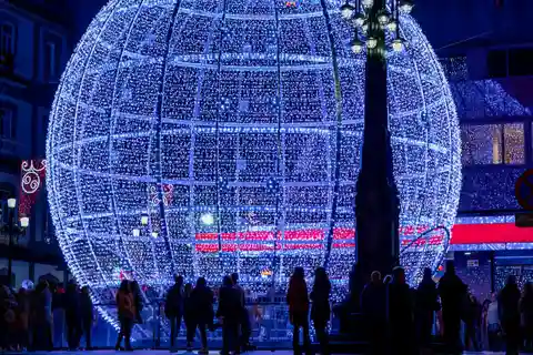 Fra Santiago: Julelysene i Vigo og Pontevedra