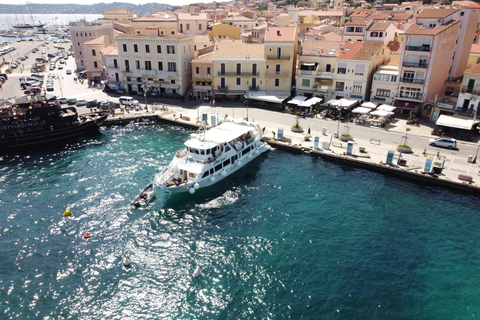 From Palau: La Maddalena Archipelago 4 Stops Boat Tour From Palau: La Maddalena Archipelago Full-Day Boat Tour