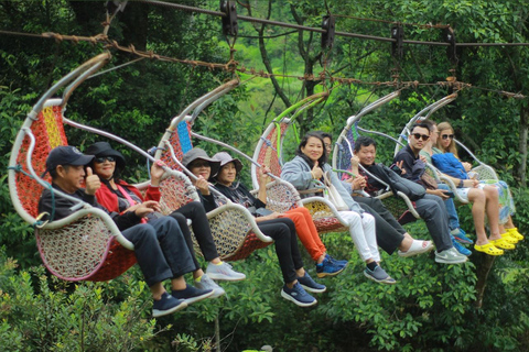 Jakarta : Volcano, Suspension Bridge and Hot Spring