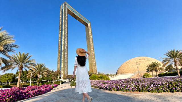 Dubai: Frame Tickets, Creek, Souks &amp; Blue Mosque Guided Tour