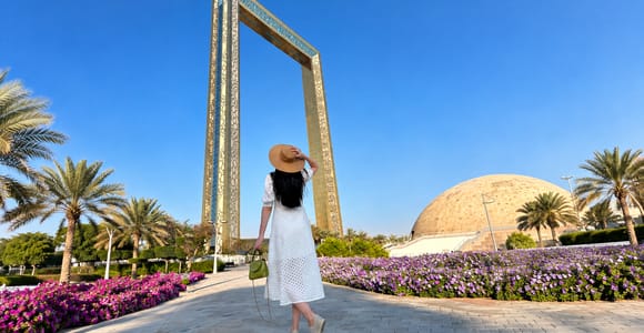 Dubai: Frame Tickets, Creek, Souks & Blue Mosque Guided Tour