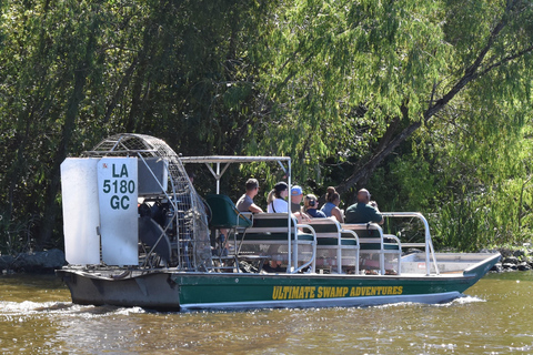 Nowy Orlean: Ultimate Small Airboat Swamp TourZ odbiorem