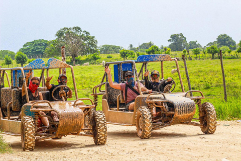 ATV and Buggy Excursion 4x4 in Punta Cana with Water Cave Shared ATV