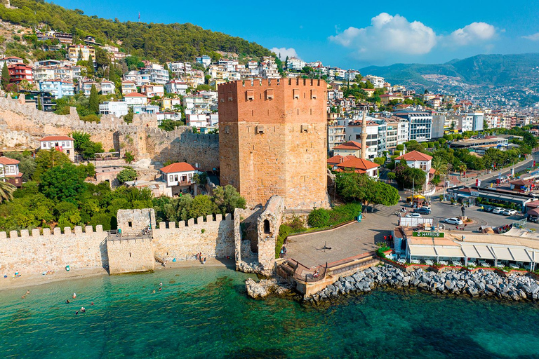 Alanya: Full-Day City Tour with Sunset Views, Beach, & Caves City Tour without Boat Trip & Cable Car