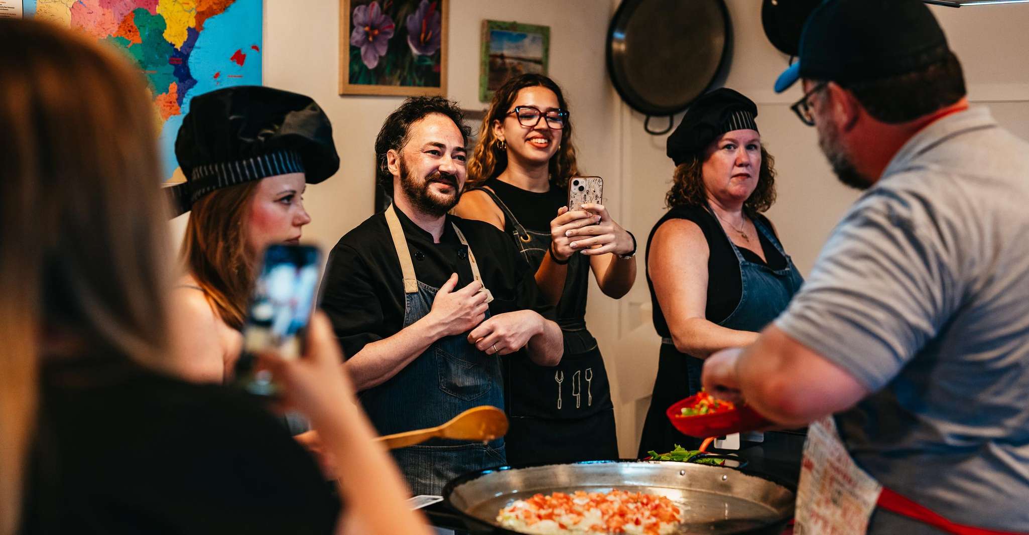 Madrid: Paella and Sangria Workshop in the City Center