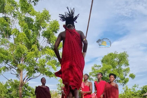 Zanzibar: Maasai Culture Village Tour och dhow-kryssning i solnedgångenHotelltransfer var som helst i Zanzibar