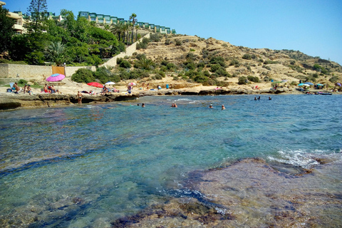 Alicante: Calas i plaże Wycieczka rowerowa ze snorkelingiem