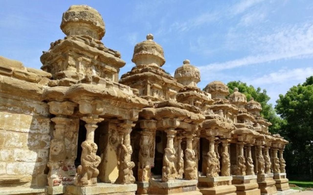 Ab Chennai: Private Tagestour nach Kanchipuram und Mamallapuram
