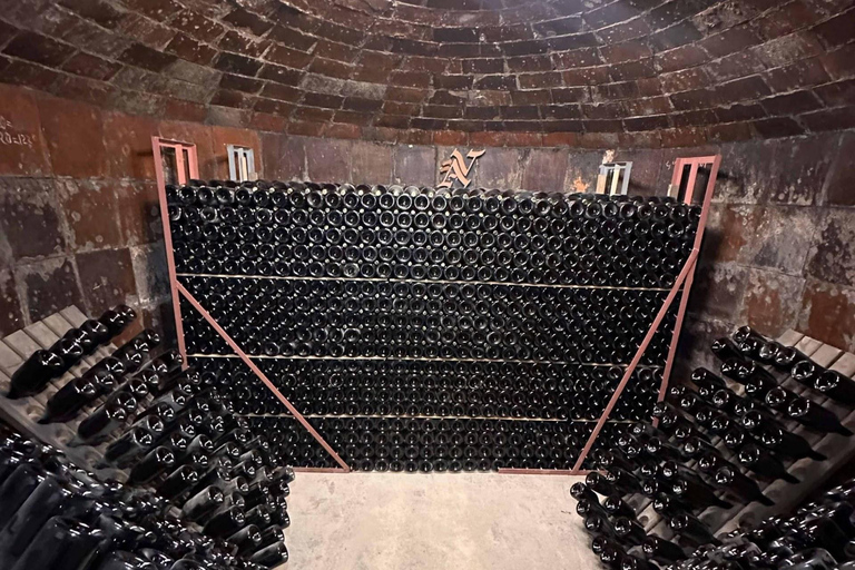 Tarragona: Tour of an underground winery with a tasting of 6 cavas and 6 wines Guided visit in English