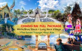 From Chiang Mai: Chiang Rai Temples +The Golden Triangle