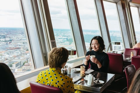 Berlin TV Tower: Fast View Entry Ticket with Afternoon Tea