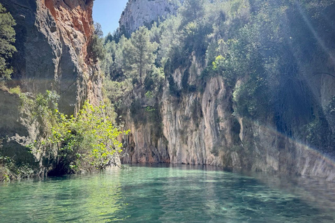 Valencia: Epic Montanejos Hiking, Swim & Waterfall Tour Summer 26: self-guided hiking and thermal springs