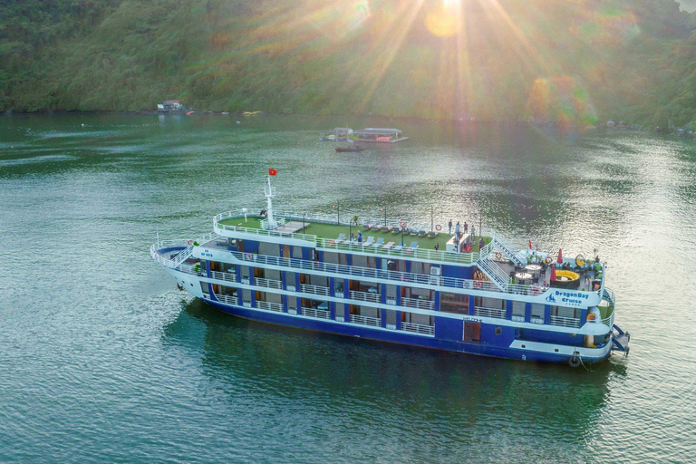 New 2 Day 1 Night on 5 Star cruise in Halong Bay with MealsFrom Hanoi: 2-Day Halong Bay on Cruise with Meals