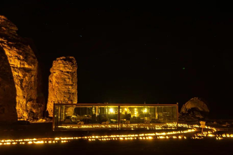 AlUla: Stargazing dinner at the Al-Gharamil Reserve Tour Individual experience (one person)
