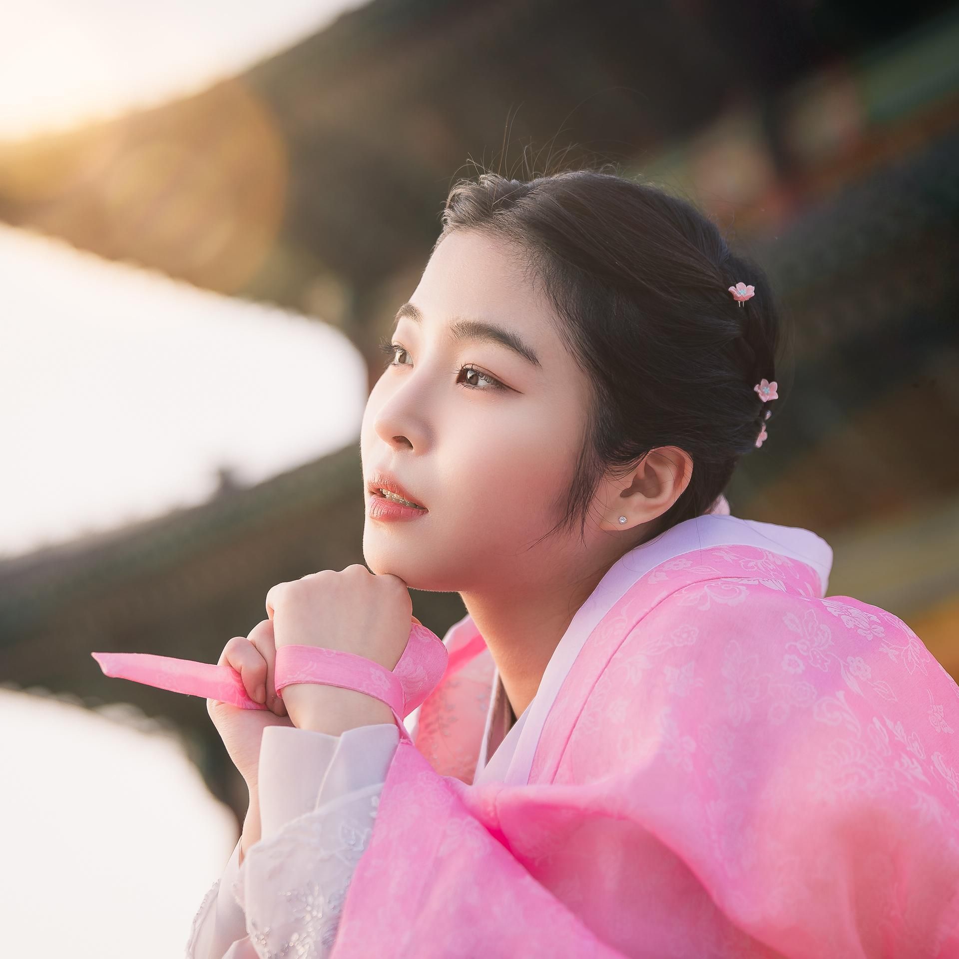 Seoul: Professionelle Hanbok-Fotografie im Gyeongbok-Palast