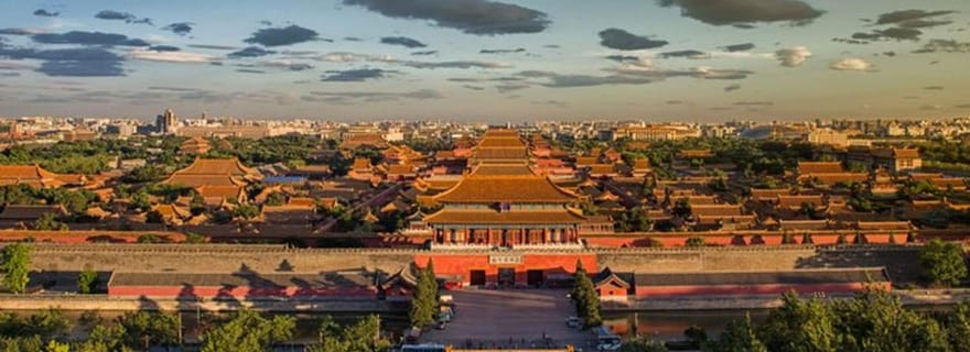 Pékin : visite à pied privée de 2 heures à Jingshan et au parc Beihai