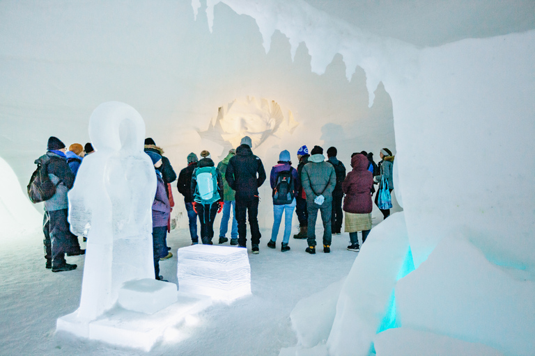 From Tromsø: Ice Domes Snow Park and Wilderness Experience