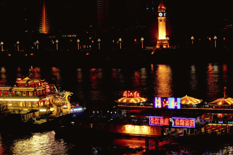 Chongqing: Two Rivers Night Cruise- Yangtze & Jialing Rivers