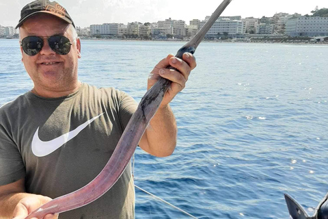 Rhodes : Excursion de pêche avec barbecue et baignade