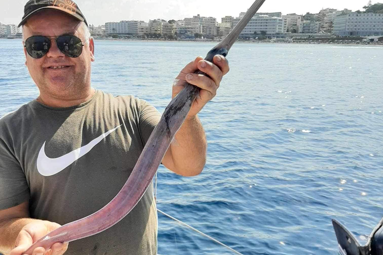 Rhodes : Excursion de pêche avec barbecue et baignade