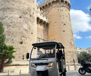 Valencia: Tur istoric cu Tuk Tuk 1H