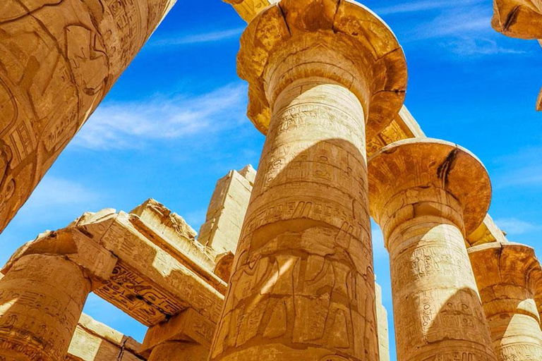 Vanuit Sharm El Sheikh: Dagtrip met gids naar Luxor met het vliegtuigVan Sharm El Sheikh: begeleide dagtocht naar Luxor per vliegtuig