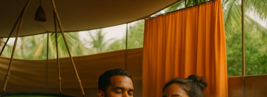 Bain de boue biologique privé avec sauna ayurvédique à Arambol, Goa