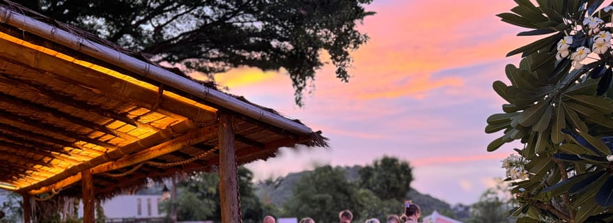 Koh Samui : cours de cuisine thaïlandaise en soirée avec jardin biologique