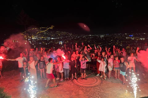 Alanya: Night Safari and Disco Boat Tour with Dinner