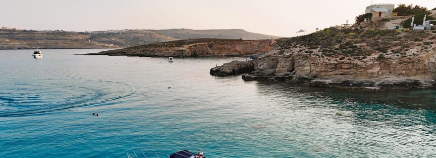 Location de bateau privé pour le lagon bleu, le lagon de cristal et Gozo