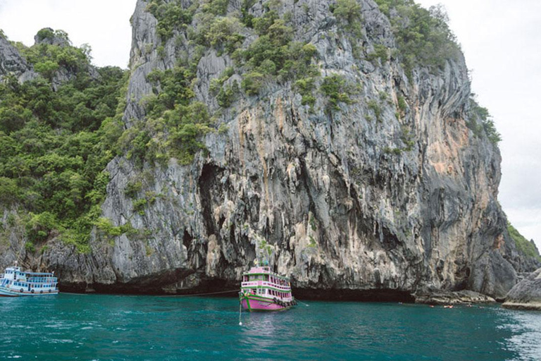 Ko Lanta: Smaragdgrot en 4 eilanden tour per longtailboot