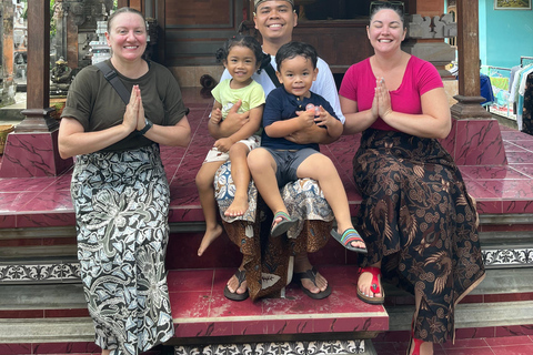Watching Barong dance, visit Balinese house and purification