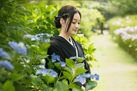 Kyoto: Gion Kiyomizudera Kimono Yukata Hairstyle& Photoshoot Kyoto Photo Session ONLY (1-Hour)