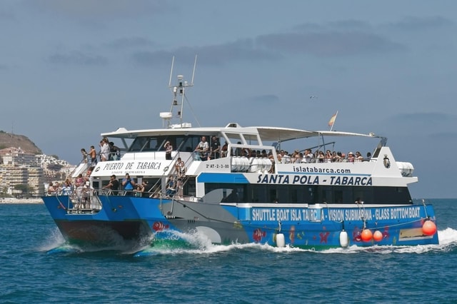 From Santa Pola: Catamaran Ferry Ticket to Tabarca Island