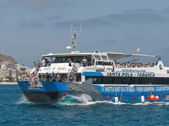 Da Santa Pola: Biglietto per il traghetto con catamarano per l'isola di Tabarca