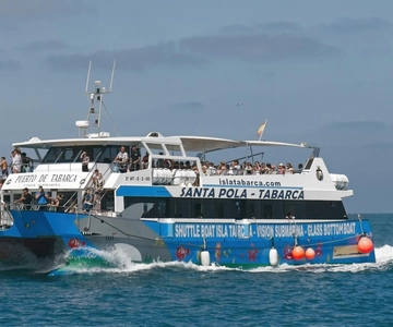 From Santa Pola: Catamaran Ferry Ticket to Tabarca Island